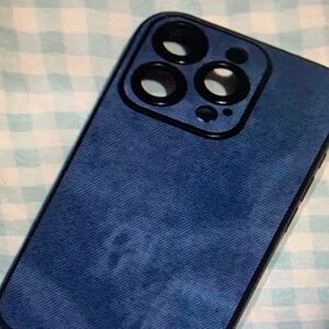 SHEIN Blue Phone Case
